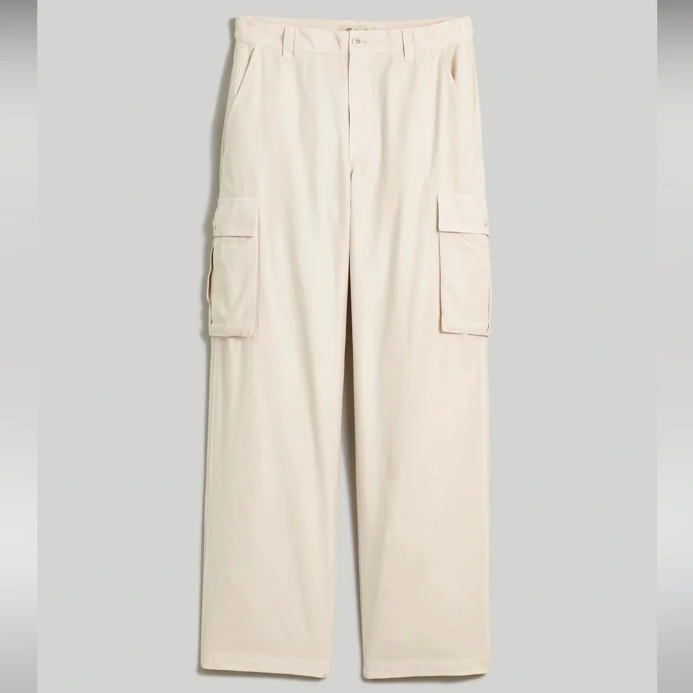 Madewell Garment-Dyed Low-Slung Straight Cargo Pants Size 24 - Picture 6 of 16
